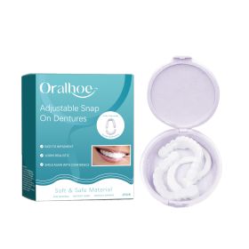 EELHOE Adjustable Buckle Dentures, Modified Teeth Interdental Set Orthodontic Dentures Set (Option: 3PCS)