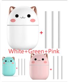 USB Silent Car Aromatherapy Humidifier With Ambient Light (Option: Set-USB)