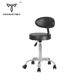 Beauty salon chair, spa stool, tattoo artist chair (Color: Black)